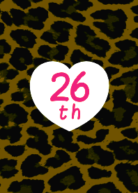 26 th LEOPARD HEART THEME 15