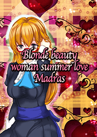 Blonde beauty woman summer love Madras
