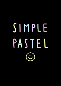 simple pastel black theme.