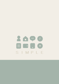 シンプル（beige green)V.644