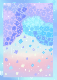 紫陽花雨