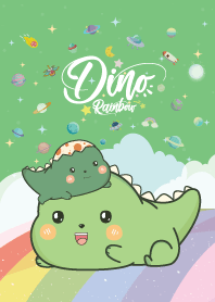 Dino Sky Galaxy Green