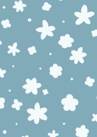 Fluffy white flowers