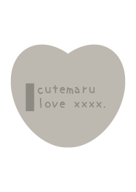 simple love heart Theme Happy marulove30