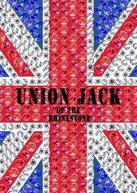 Union Jack of the rhinestone