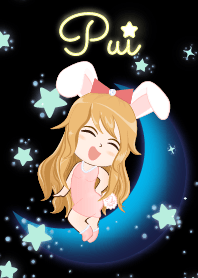 Pui is bunny girl on Blue Moon