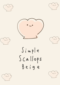 simple Scallops beige.