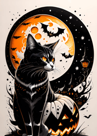 halloween cat F2ED44