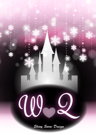 W&Q-Initial-Snow Castle-Baby pink