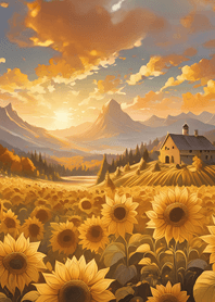 Sunflower sunset1