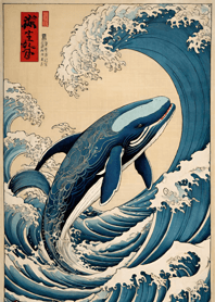 浮世絵 - 鯨 bd139d