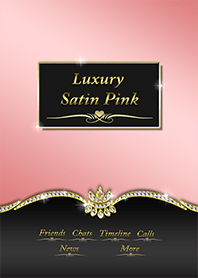 Luxury satin pink