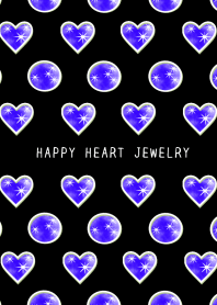 HAPPY HEART JEWELRY/DEEP PURPLE/BLACK