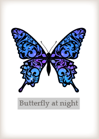 Butterfly at night Theme WV