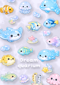 ตู้ปลาน่ารักในฝัน (สีลาเวนเดอร์)