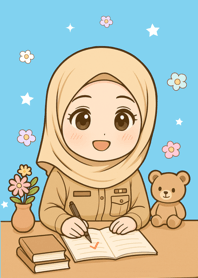 วันธรรมดาในโลกคุณครูฟา(สีฟ้า)