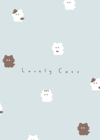 แมวน้อย | light blue beige