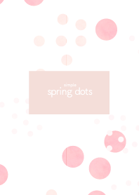 Simple spring dots theme.