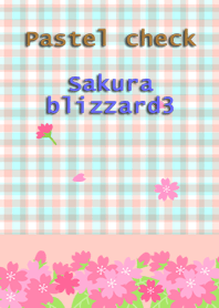 Pastel check<Sakura blizzard3>
