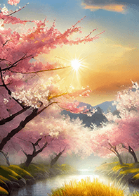 Beautiful real scenery(Spring-453)