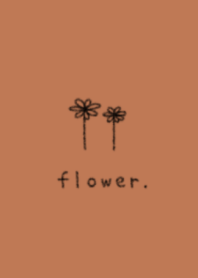 doodle flowers(くすみ3-02)
