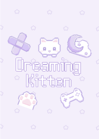 Dreaming Kitten  Purple