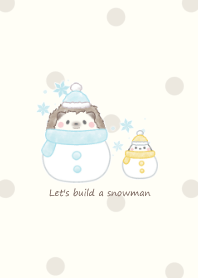 Hedgehog and Shimaenaga -snow- ju 2