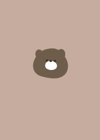 Beige and a bear.