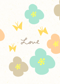 Flowers blooming butterflies2 from Japan