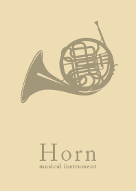 horn gakki beige