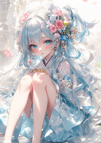 water sea girl