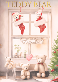 pink Teddy Bear Christmas 10_2
