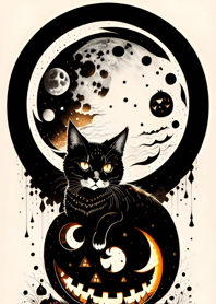 halloween cat 89166D
