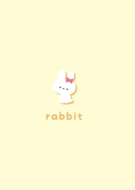 Rabbits5 Ribbon - Yellow