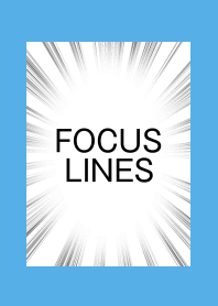 集中線の着せかえ/ブルー