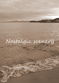 Nostalgic atmosphere at the beach