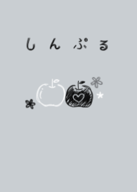 monotone bollpoint pen apple