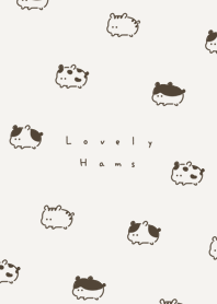 倉鼠 | dark brown.