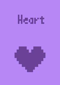 simple heart.(purple)