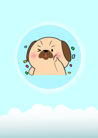 Simple So Lovely Pug Dog Theme