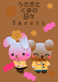 Rabbit and bear daily(Sweets)