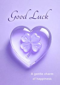 a clover that brings good luck Lavender