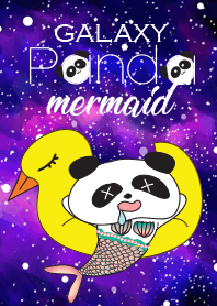 Galaxy Panda Mermaid