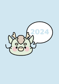 祝賀新年　黃道十二宮 龙 -2024- 6