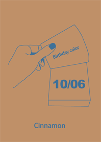 Birthday color October 6 simple: