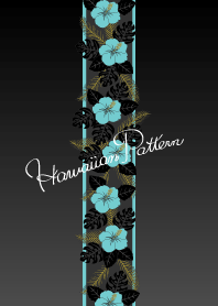 Hawaiian Pattern -light blue-