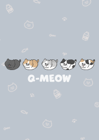 Q-meow1 / slate blue