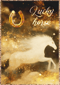 2026 Retro White Horse Lucky LINE thema