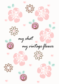 My chat my vintage flower 16
