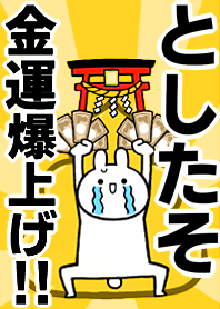 Fortune rise rabbiit[Toshi-tasoi]